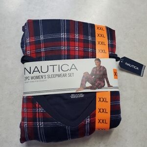 NEW Nautica Plaid Sleepwear Set - Pajamas